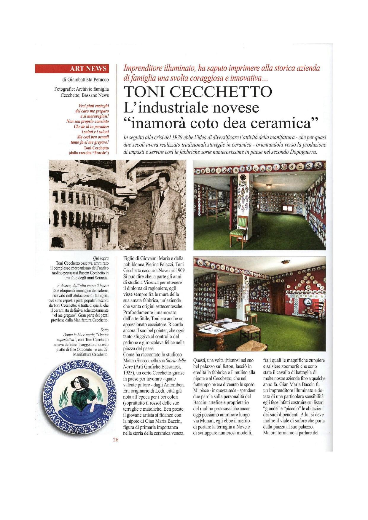 Bassano News Toni Cecchetto