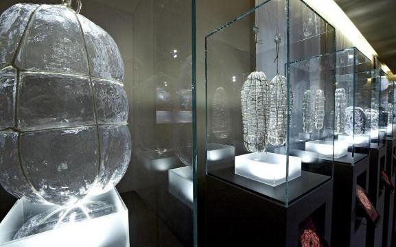 Un interno del MuSa il museo della salumeria presso Villani