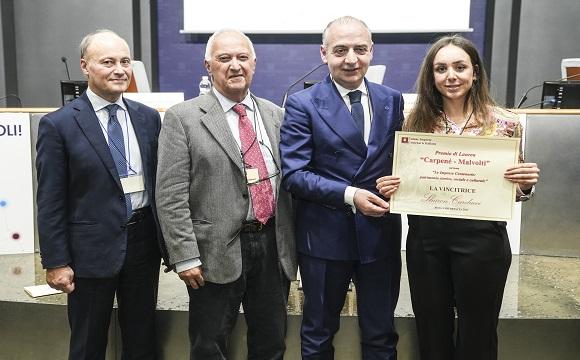 A Sharon Carducci il Premo di Laurea “Carpenè-Malvolti” 2023