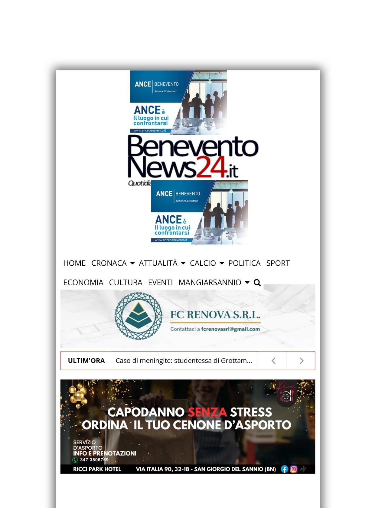 Benevento News 24 Premio di Laurea Urbani Tartufi due studentesse dellUniSannio vincitrici ex aequo 3 dicembre 2024 page 0001