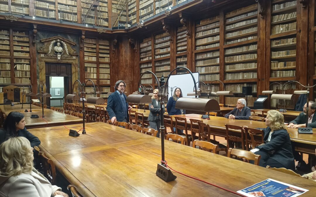 Gli associati della Unione per i 150 anni della Libreria Gonnelli