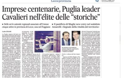 Nuovo Quotidiano di Puglia: il Pastificio Benedetto Cavalieri entra nell’élite